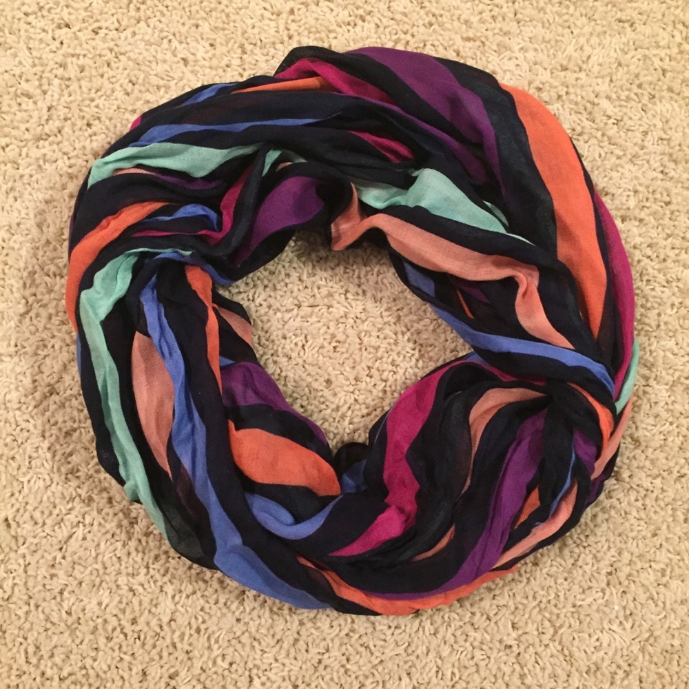 Rainbow Infinity Scarf